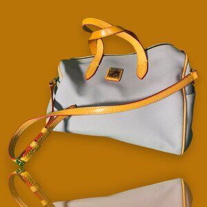 Dooney and Bourke Leather Olivia shoulder bag (Elephant Grey Color)